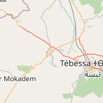 Map for location: Hammamet, Algeria