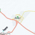 Map for location: Arar, Saudi Arabia