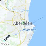 Map for location: Aberdeen, United Kingdom