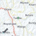 Map for location: Tumba, Rwanda