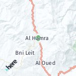 Map for location: Al Hamra, Morocco