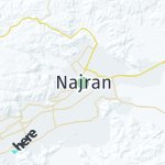 Map for location: Najran, Saudi Arabia