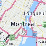 Map for location: Montreal, Canada