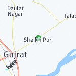 Map for location: Sheikh Pur, Pakistan