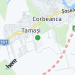 Map for location: Tamasi, Romania