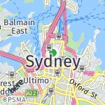 Map for location: Sydney, Australia