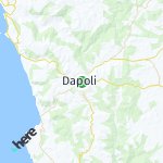 Map for location: Dapoli, India