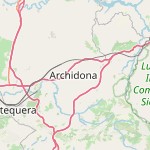Map for location: Archidona, Spain