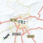 Map for location: Fez, Morocco