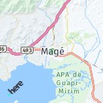 Map for location: Magé, Brazil