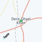Map for location: Dera Ghazi Khan, Pakistan