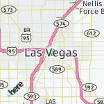 Map for location: Las Vegas, United States