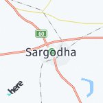 Map for location: Sargodha, Pakistan