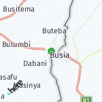 Map for location: Busia, Uganda