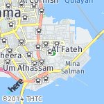 Map for location: Juffair, Bahrain