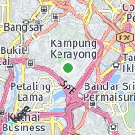 Map for location: Salak Selatan, Malaysia