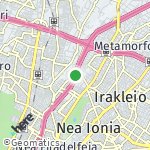 Map for location: Nea Filadelfeia, Greece