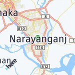 Map for location: Narayanganj, Bangladesh