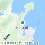 Map for location: Harstad, Norway