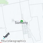Map for location: Surhany, Ukraine