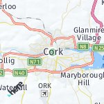 Map for location: Cork, Ireland