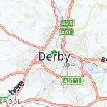 Map for location: Derby, United Kingdom
