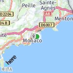 Map for location: Monte-Carlo, Monaco
