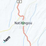 Map for location: Natitingou, Benin