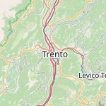 Map for location: Trento, Italy