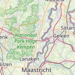 Map for location: Maasmechelen, Belgium