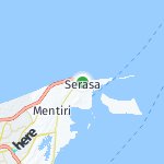 Map for location: Serasa, Brunei Darussalam