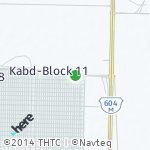 Map for location: Kabd, Kuwait