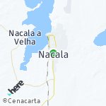 Map for location: Nacala, Mozambique