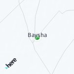 Map for location: Baysha, Kazakhstan