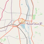 Map for location: Ismailia, Egypt