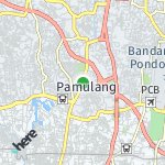 Map for location: Pamulang, Indonesia