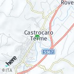 Map for location: Castrocaro Terme, Italy