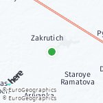 Map for location: Struha, Belarus