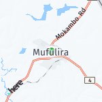 Map for location: Mufulira, Zambia