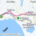 Map for location: Yalova, Cyprus