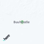 Map for location: Buuhoodle, Somalia