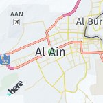 Map for location: Al Ain, United Arab Emirates