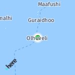 Map for location: Olhuveli, Maldives