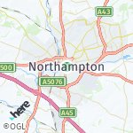 Map for location: Northampton, United Kingdom