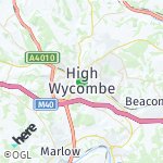 Map for location: High Wycombe, United Kingdom