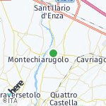 Map for location: Montecchio Emilia, Italy