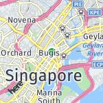 Map for location: Bugis, Singapore
