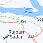 Map for location: Rajbari, Bangladesh