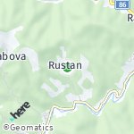 Map for location: Rustan, Bulgaria