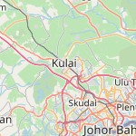 Map for location: Kulai, Malaysia